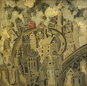 Lote 52 - Alejandro Perez Becerra - "Ciudad nocturna"