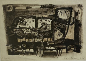Lote 56 - Raquel Forner - "Astroser" - SUBASTADA