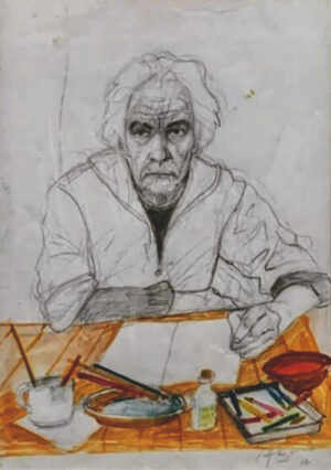 Lote 59 - Carlos Alonso - "Autorretrato"