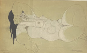 Lote 71 - Ricardo Carpani - "Boceto desnudo"