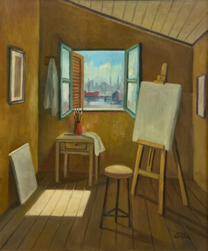 Lote 7 - Oton Ringer - "Interior" // SUBASTADA