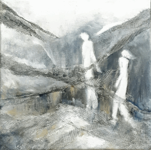 Elsa Fender - Serie "Encuentro" Obra No. 7