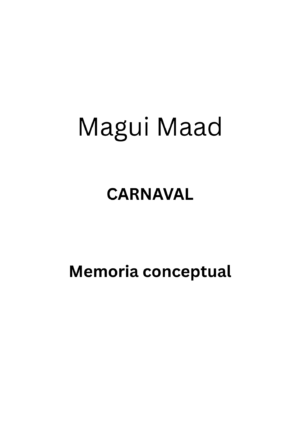 Magui Maad - a Memoria Conceptual