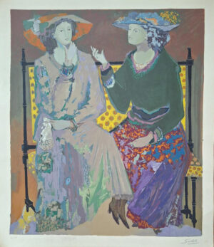 Lote 2 - Raúl Soldi “La charla”