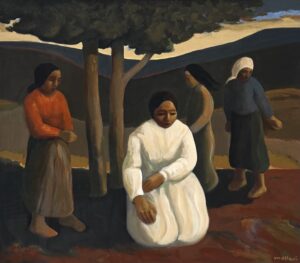 Lote 22 - Mario Mollari “Mujeres en el paisaje”