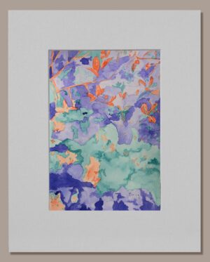 Mariana Lang - Acuarela: Textura terrestre I