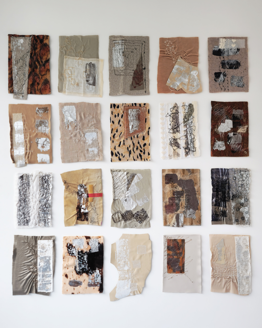 Sandra Juda - Tramar nuevos relatos (políptico de 20 obras)