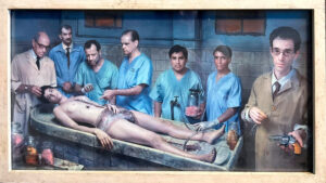 Lote 23 Marcos López  - “Autopsia” - SUBASTADA