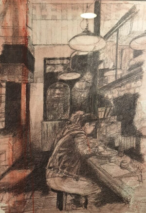 Lote 45 Jorge Araldi - “La espera IV” (Serie La espera)