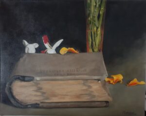 Giovana Moscoloni Rossi - Bodegón con conejos