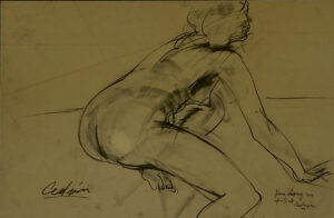 Lote 03 - Alberto Cedrón   “Mujer de espalda”