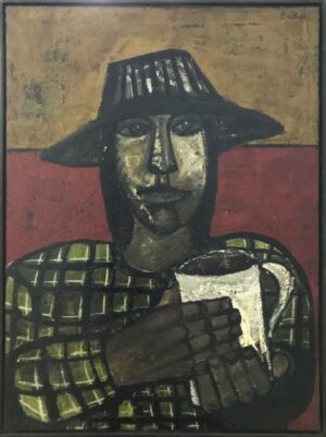 Lote 47 - Espirilo Bute “Figura con vaso”