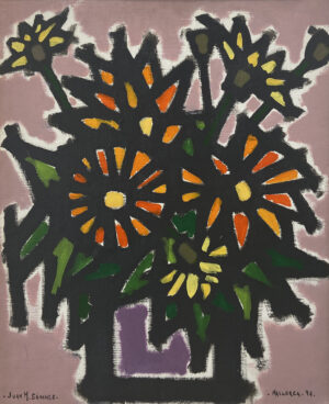 Lote 49 - Juan Manuel Sánchez  “Jarrón con flores”