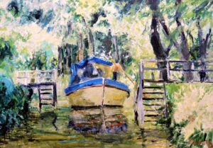 Lote 50 - Silvio Francini  “Pasando entre muelles”