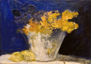 Lote 70 - Cristina Santander  “Entre amarillos y azules”