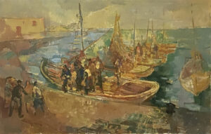 Lote 31 - Juan Carlos Castagnino “Puerto de Pescadores”