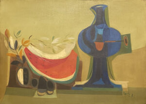 Lote 37 - Vicente Forte “Lámpara y sandias”