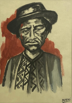 Lote 01 - Antonio Berni - "Don Pedro" Serie Martín Fierro