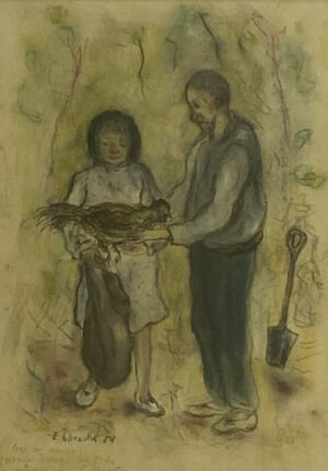 Lote 65 - Enrique Policastro  “La chica del gallinero”