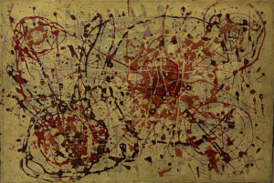 Lote 60 - Alicia Yadwiga Giangrande “Homenaje a Jackson Pollock”