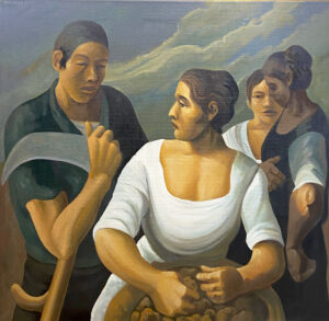 Lote 35 Mario Mollari  - “Atardecer campesino”