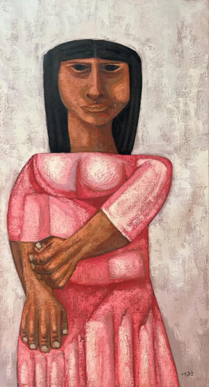 Lote 26 Juana Elena Diz - “Mujer de Rosa”