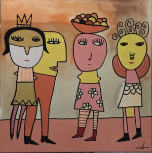 Lote 43 - Milo Lockett “Amigas”