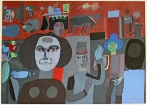 Lote 71 - Benicio Nuñez “Personajes”